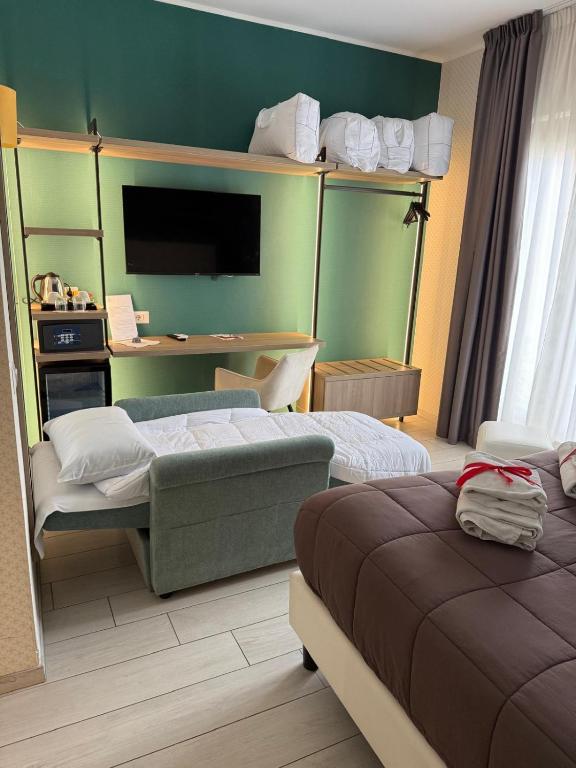 Castrichella Boutique Hotel Rome Airport - Chambre Double Ou Lits Jumeaux Avec Lit D'Appoint