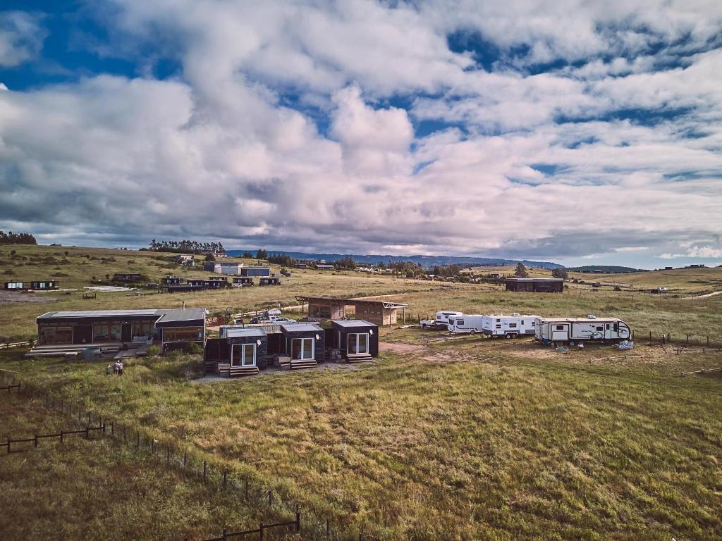 Landskap semula jadi dekat dengan apartmen