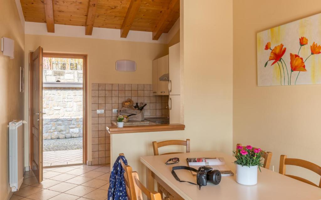 Kuchyň nebo kuchyňský kout v ubytování Residence La Berna