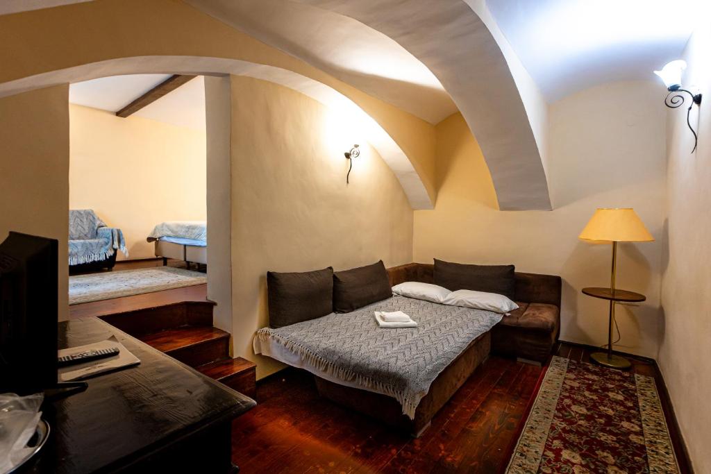Postel nebo postele na pokoji v ubytování Hotel Casa Wagner