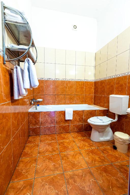 Koupelna v ubytování Hotel Casa Wagner