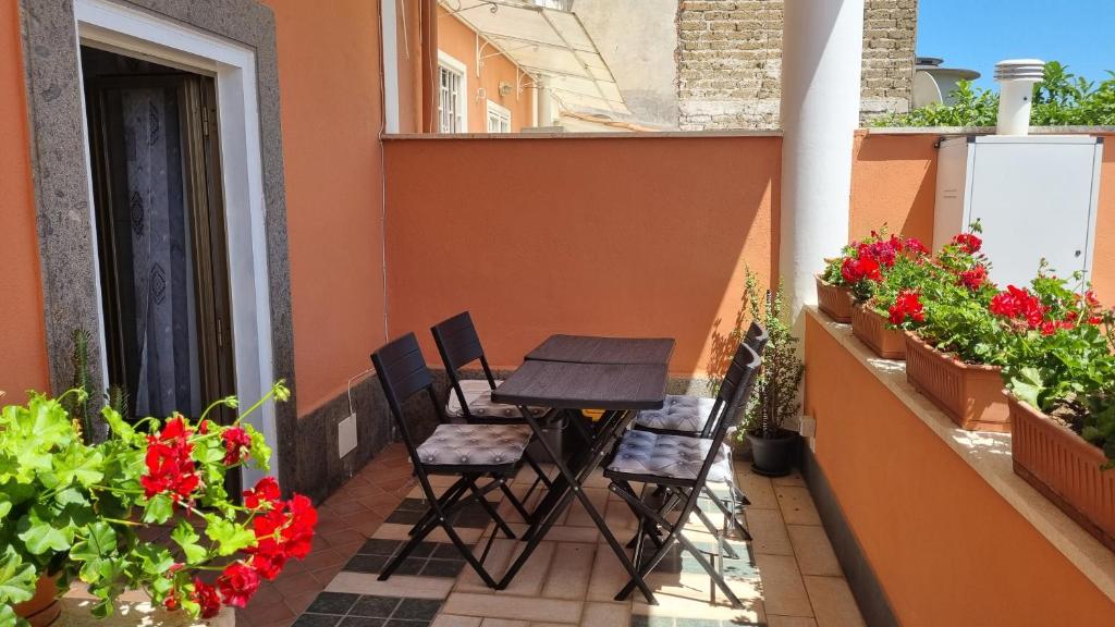 Balkón nebo terasa v ubytování BnB The Station
