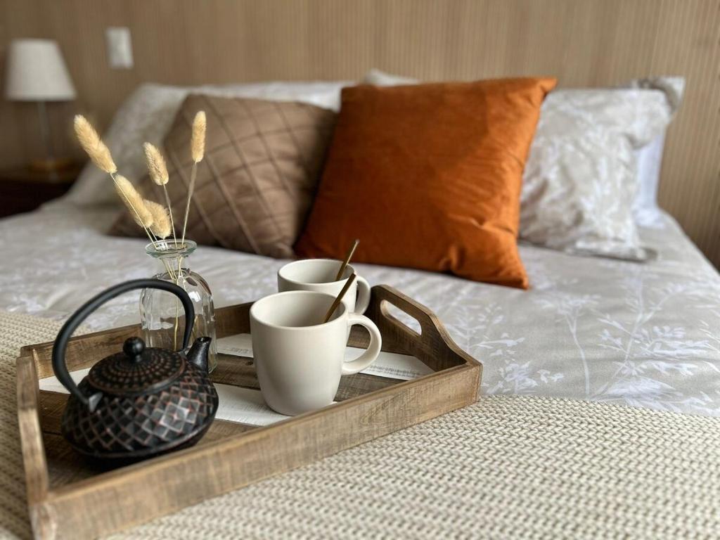 Ένα ή περισσότερα κρεβάτια σε δωμάτιο στο Wonderlust Apartments El Ovejero