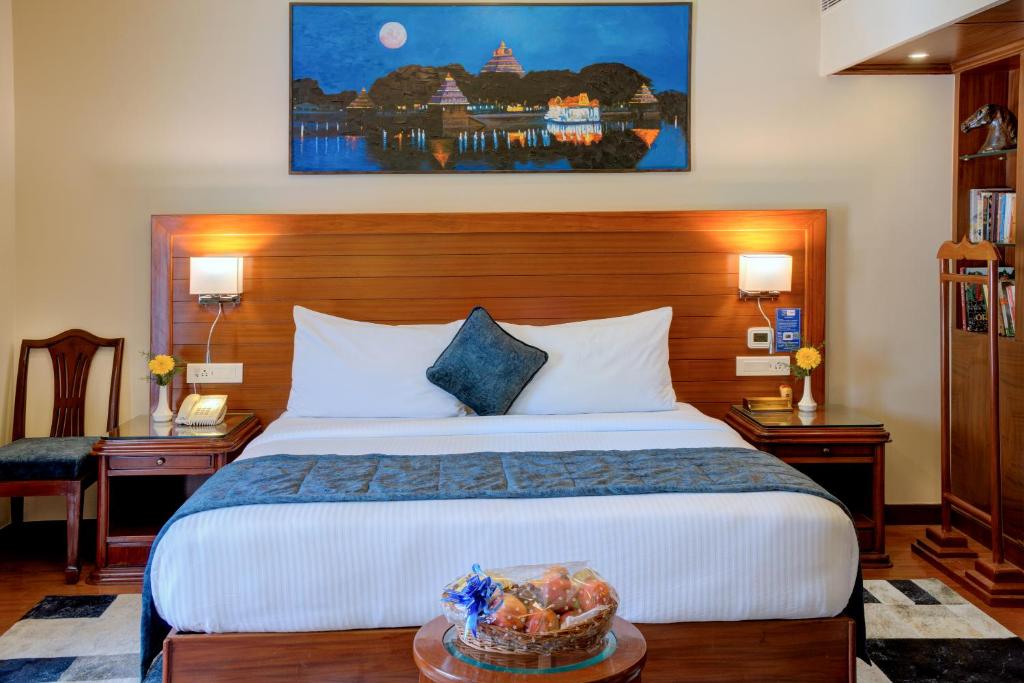 Postel nebo postele na pokoji v ubytování Fortune Pandiyan Hotel, Madurai - Member ITC Hotels' Group