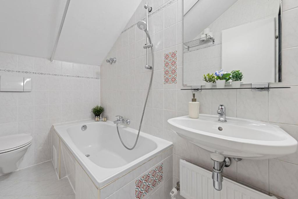 Koupelna v ubytování K22 Smart Rooms