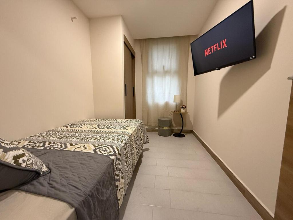 Postel nebo postele na pokoji v ubytování New and Luxurious Apt in Cipreses de San Ignacio