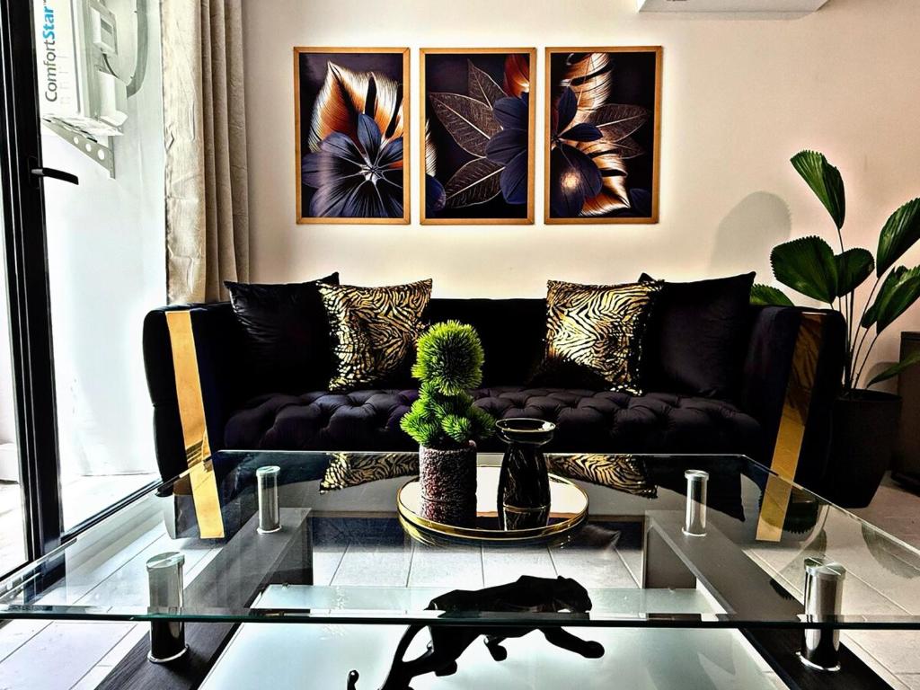 Posezení v ubytování New and Luxurious Apt in Cipreses de San Ignacio