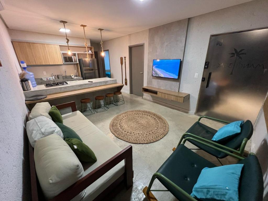 Et tv og/eller underholdning på 40 m da praia de São Miguel dos Milagres