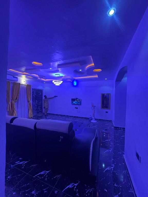 Ένα ή περισσότερα κρεβάτια σε δωμάτιο στο Cee&Tee BG ABK 1 Bedroom Flat-1Bed 247 Electricity