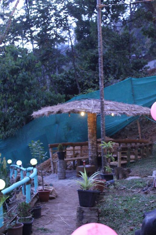 Zahrada ubytování Munnar Kudil Resto Cafe