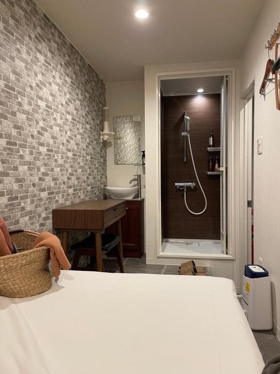 Koupelna v ubytování mr Hotel