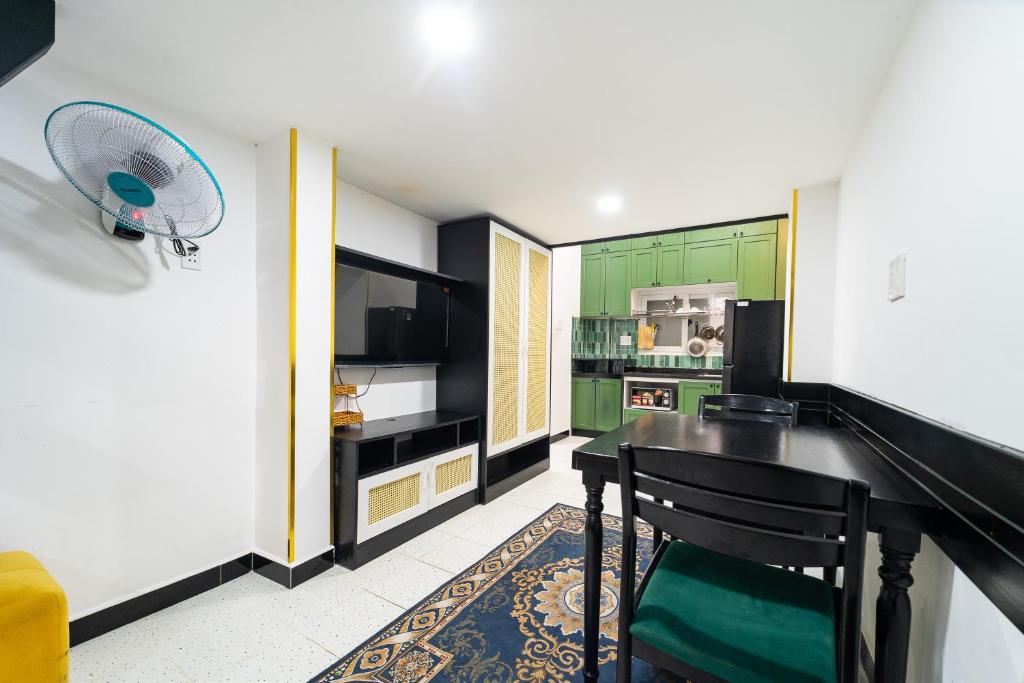 Kuchyň nebo kuchyňský kout v ubytování Kiba Primestay Duplex Studio