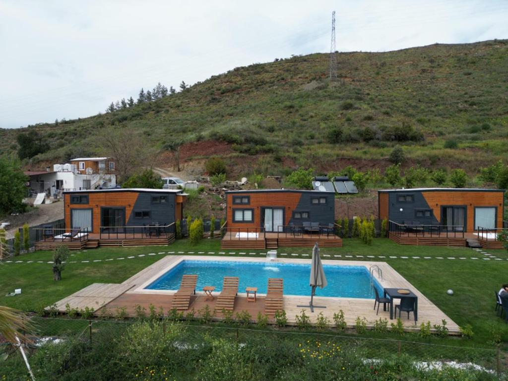 Piscina di Kaktüs tiny house o nelle vicinanze