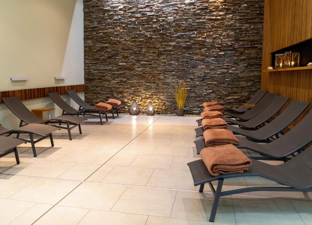 Posezení v ubytování Hotel Vinice Hnanice
