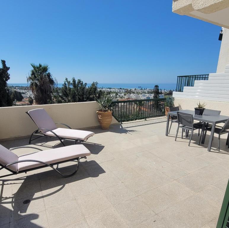 Balkón nebo terasa v ubytování PJ's Apartment, Paphos, Cyprus