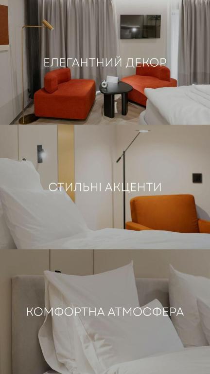 Postel nebo postele na pokoji v ubytování Hotel Laudon
