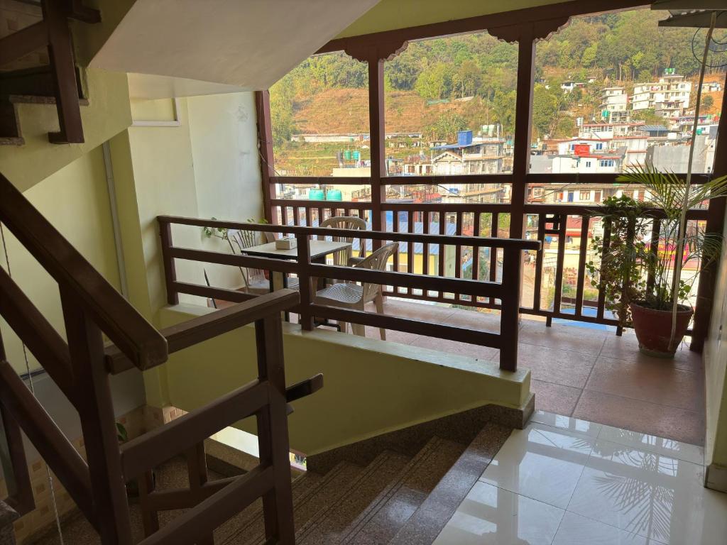 Balkón nebo terasa v ubytování Hotel Arhant Inn