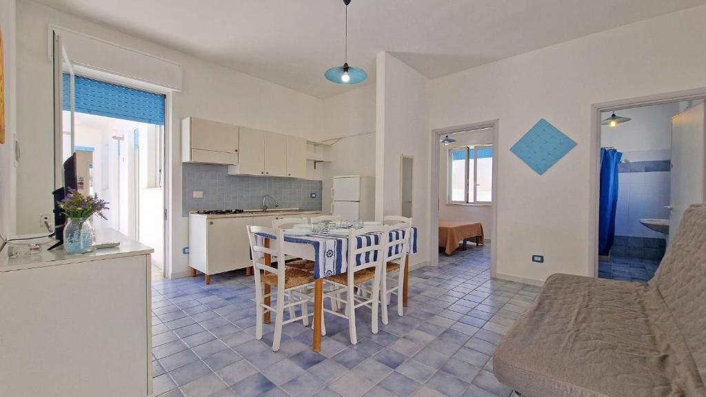 Kuchyň nebo kuchyňský kout v ubytování Residence La Corte by Salento Affitti