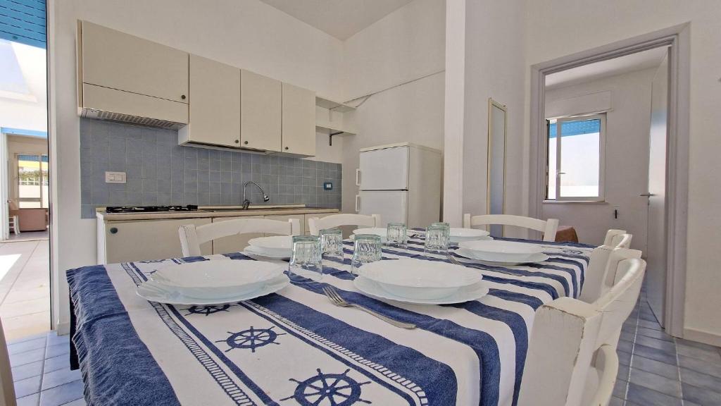 Kuchyň nebo kuchyňský kout v ubytování Residence La Corte by Salento Affitti