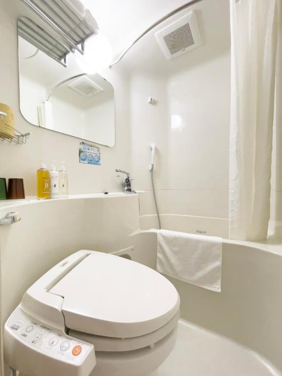Koupelna v ubytování Super Hotel Hiroshima
