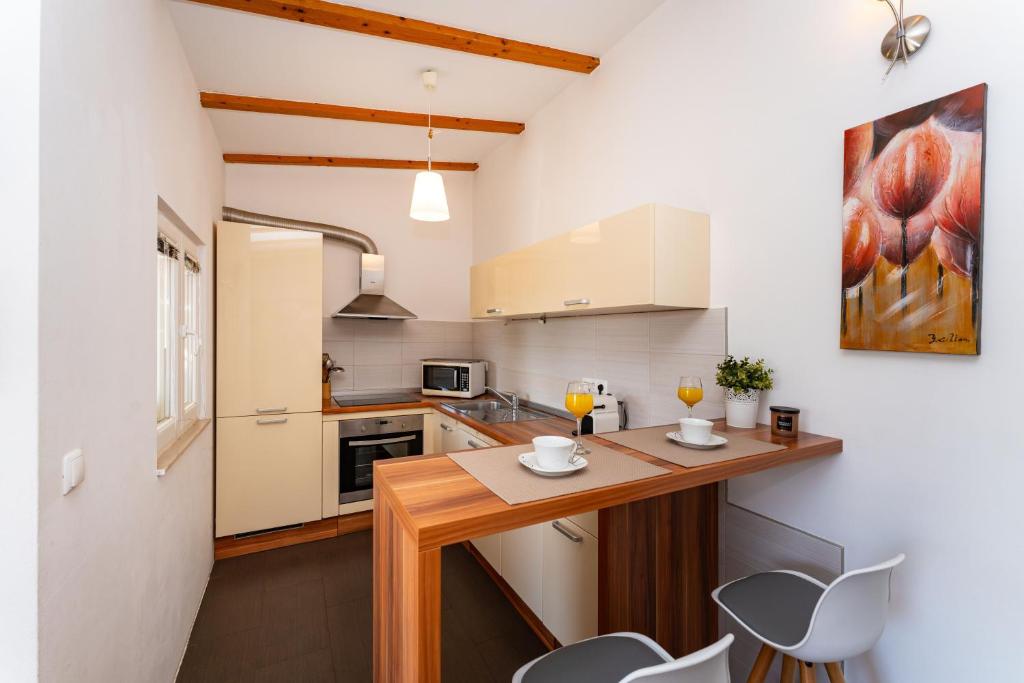 Kuchyňa alebo kuchynka v ubytovaní ApartmentHouse Ivana