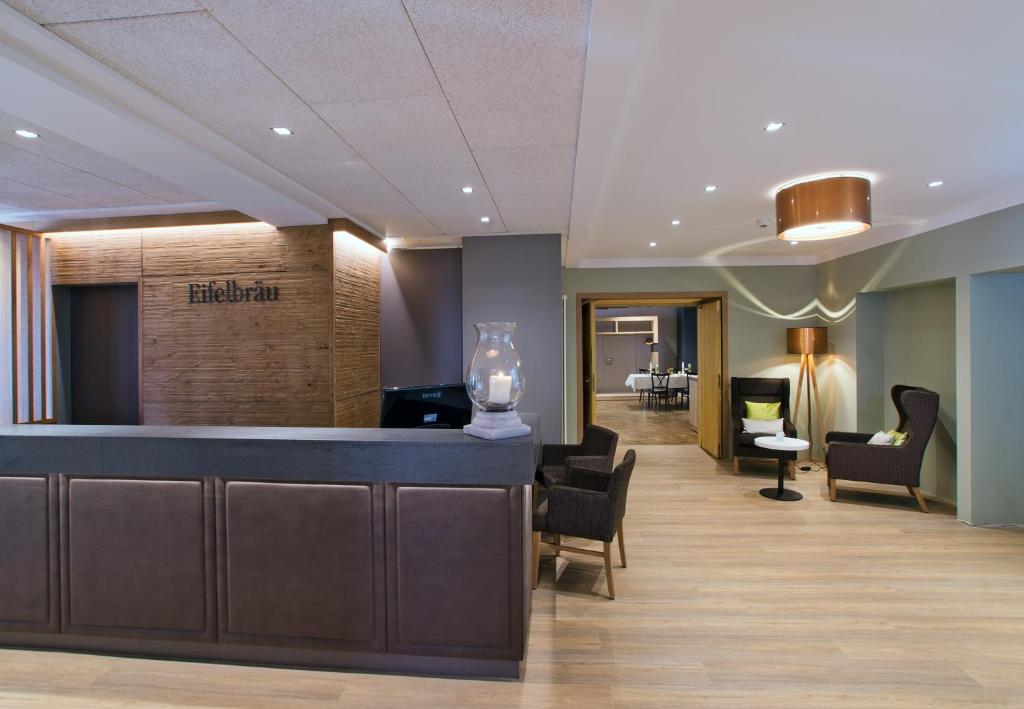 Posezení v ubytování Hotel Eifelbräu
