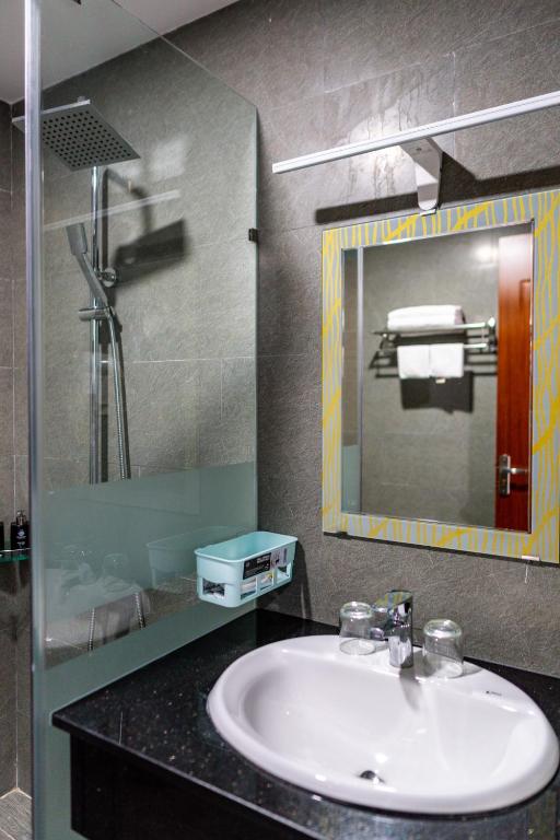 Koupelna v ubytování Phan Van 2 hotel