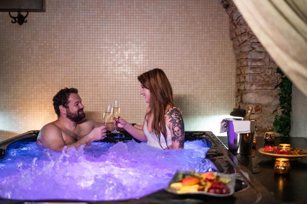 Nápoje v ubytování Hotel Sladovna