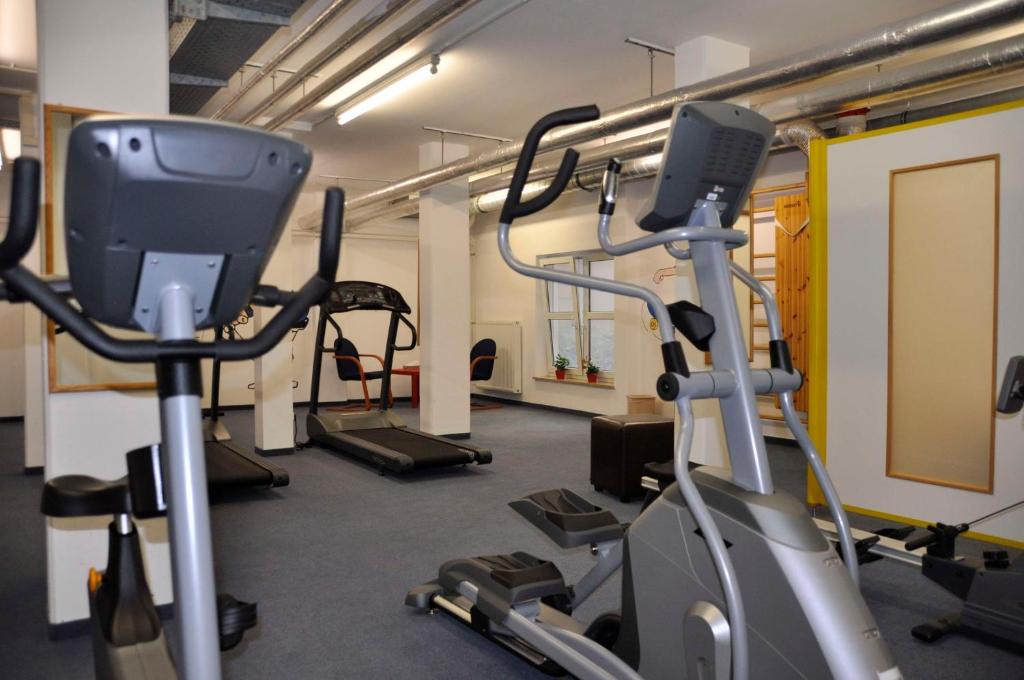 Fitness centrum a/nebo fitness zařízení v ubytování Best Western Hotel Erlangen
