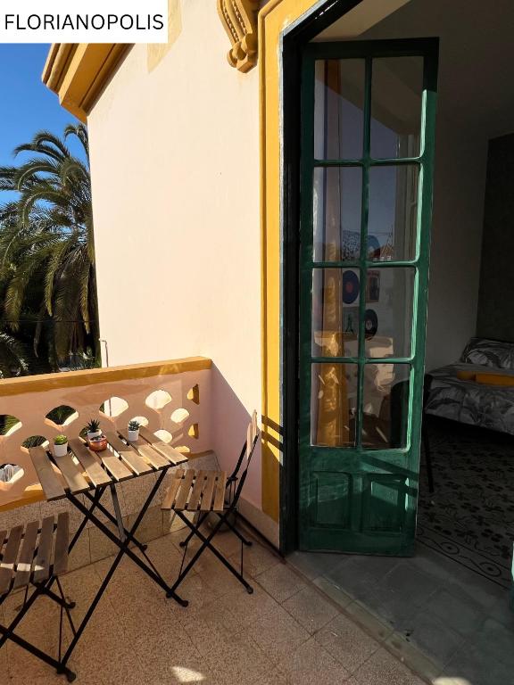 Balkón nebo terasa v ubytování CoLiving Villa Brasil