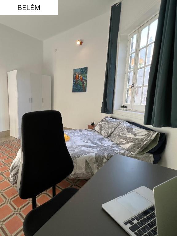 Postel nebo postele na pokoji v ubytování CoLiving Villa Brasil