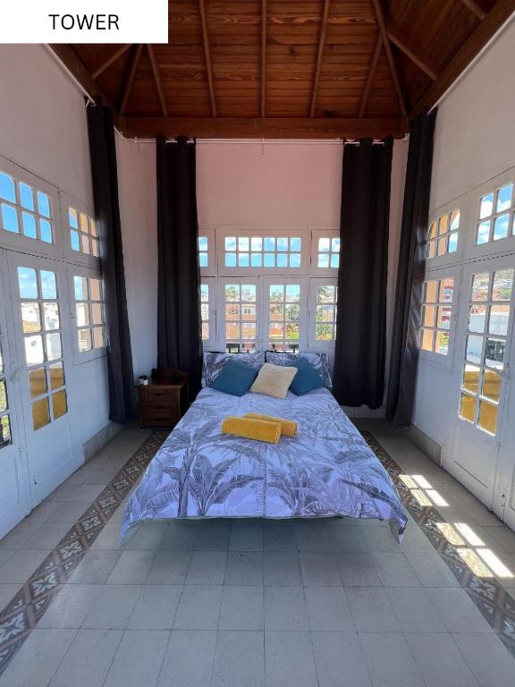 Postel nebo postele na pokoji v ubytování CoLiving Villa Brasil