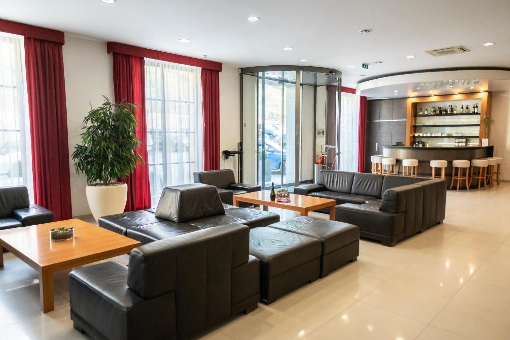 Posezení v ubytování Hotel Sladovna