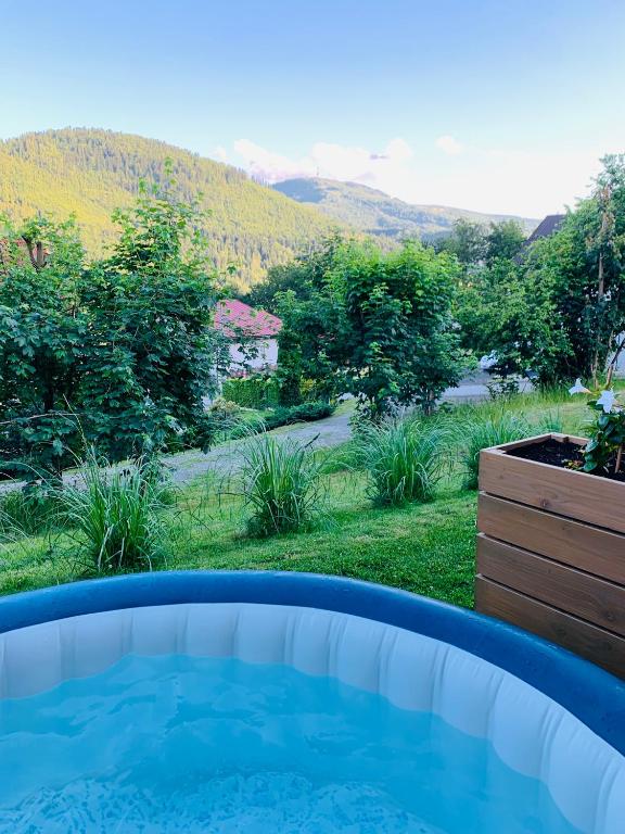 Výhľad na hory alebo výhľad na hory priamo z apartmánu