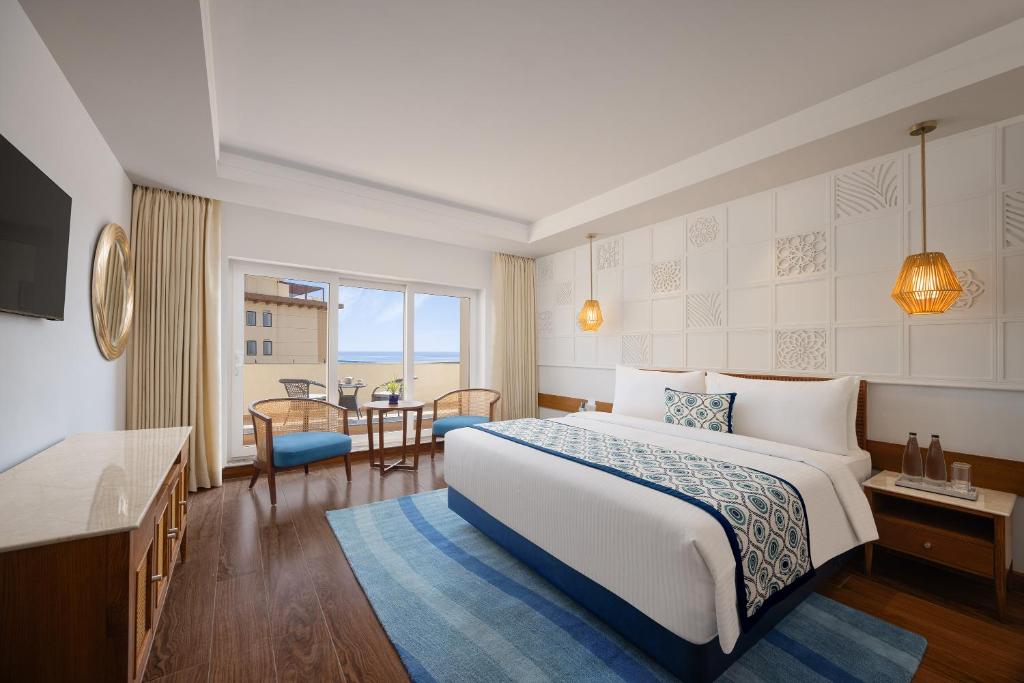 Postel nebo postele na pokoji v ubytování Fortune Beachfront, Puri - Member ITC Hotels' Group