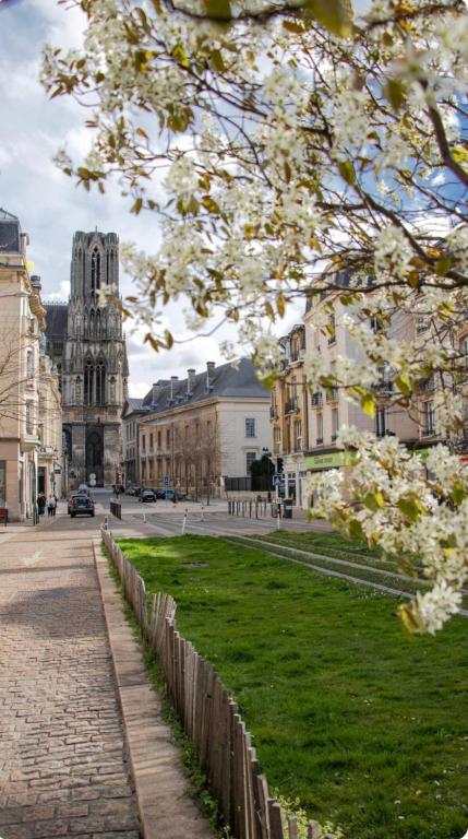 Appartement au pied de la Cathédrale avec Parking - Reims Centre