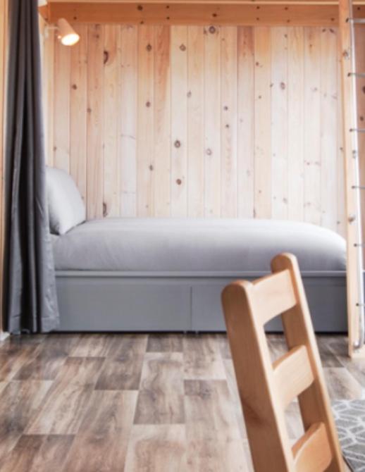 Posezení v ubytování Chalets Nautika