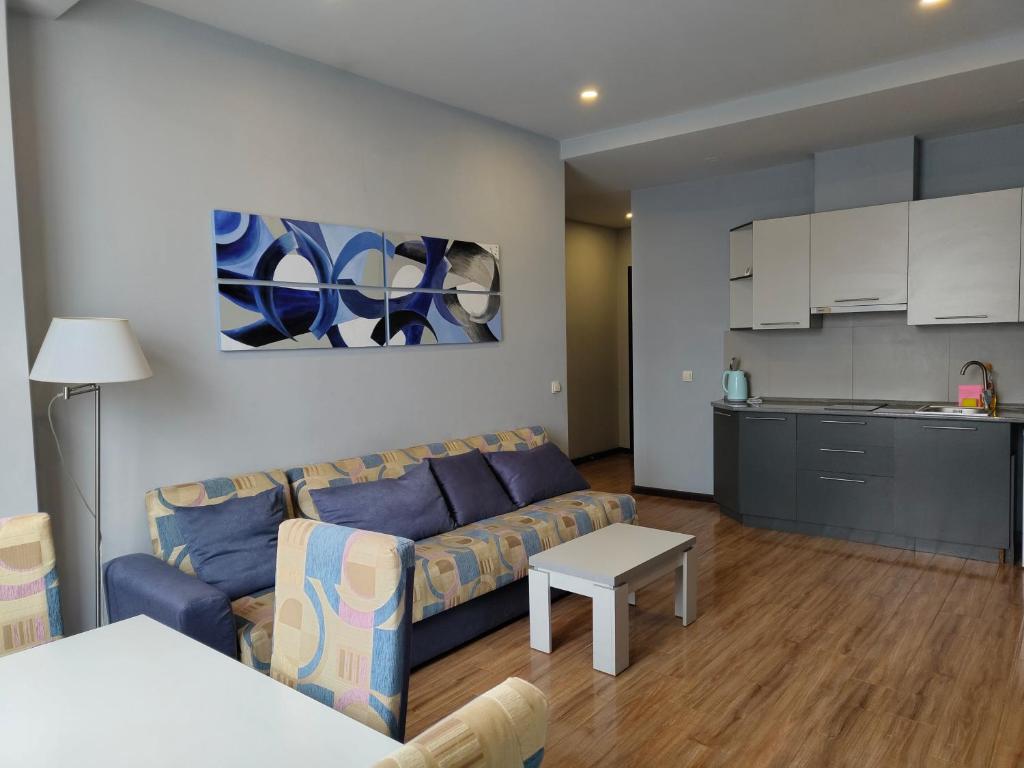 Kuchyň nebo kuchyňský kout v ubytování Sani Apart Hotel