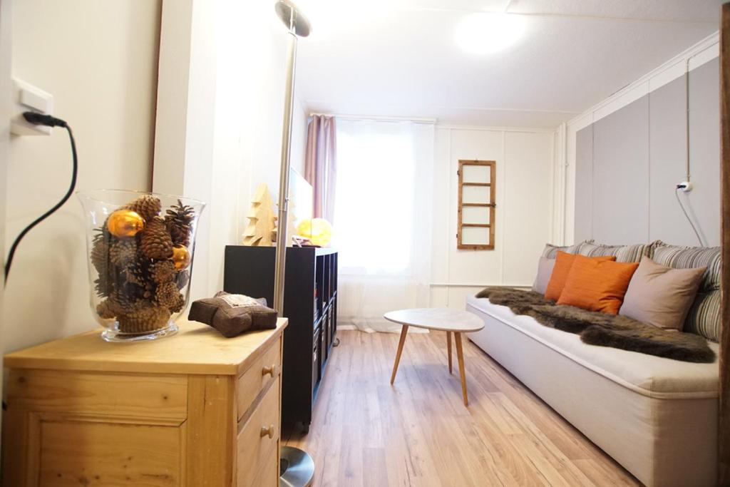 Posezení v ubytování Apartment Heimathus