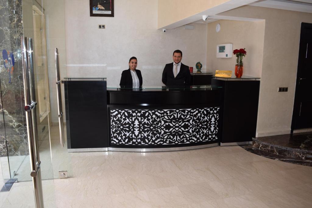 Vstupní hala nebo recepce v ubytování Hôtel Teranga & Spa