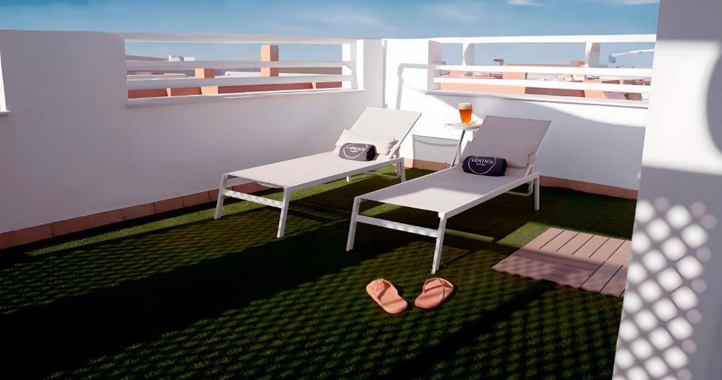 Posezení v ubytování Hotel Vértice Chipiona Mar