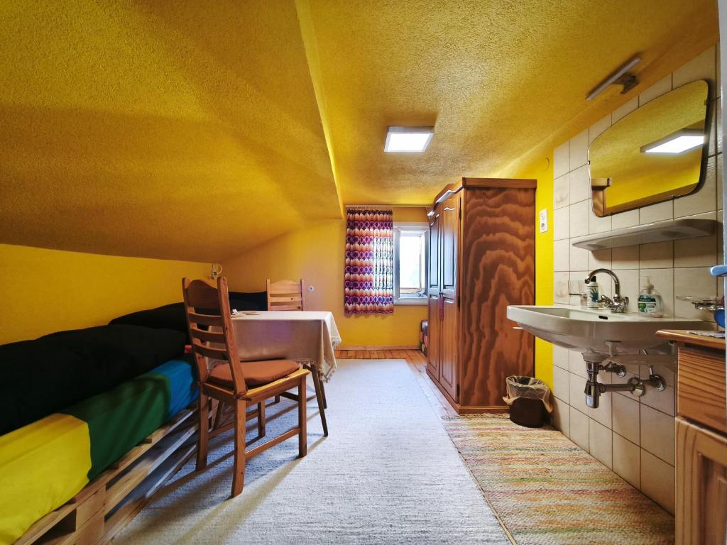 Kuchyň nebo kuchyňský kout v ubytování sonnberg