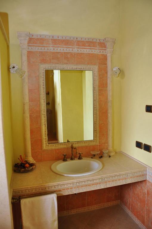 Koupelna v ubytování B&B Agrifoglio