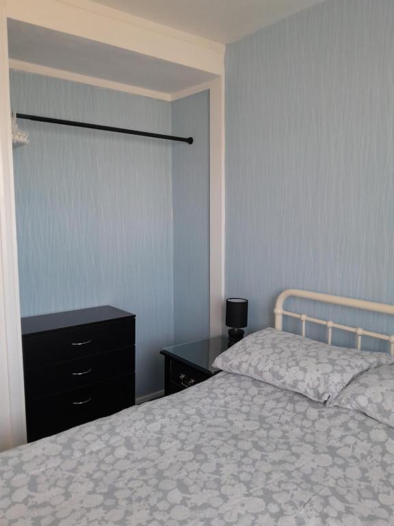 Postel nebo postele na pokoji v ubytování alicias chalets