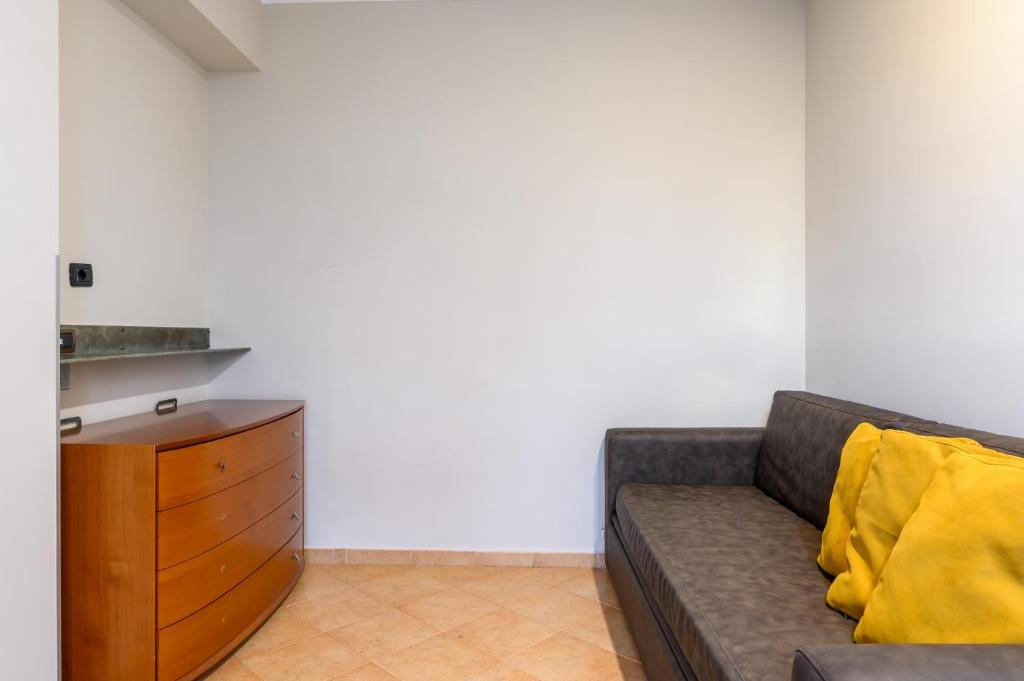 Część wypoczynkowa w obiekcie Crosti Apartments