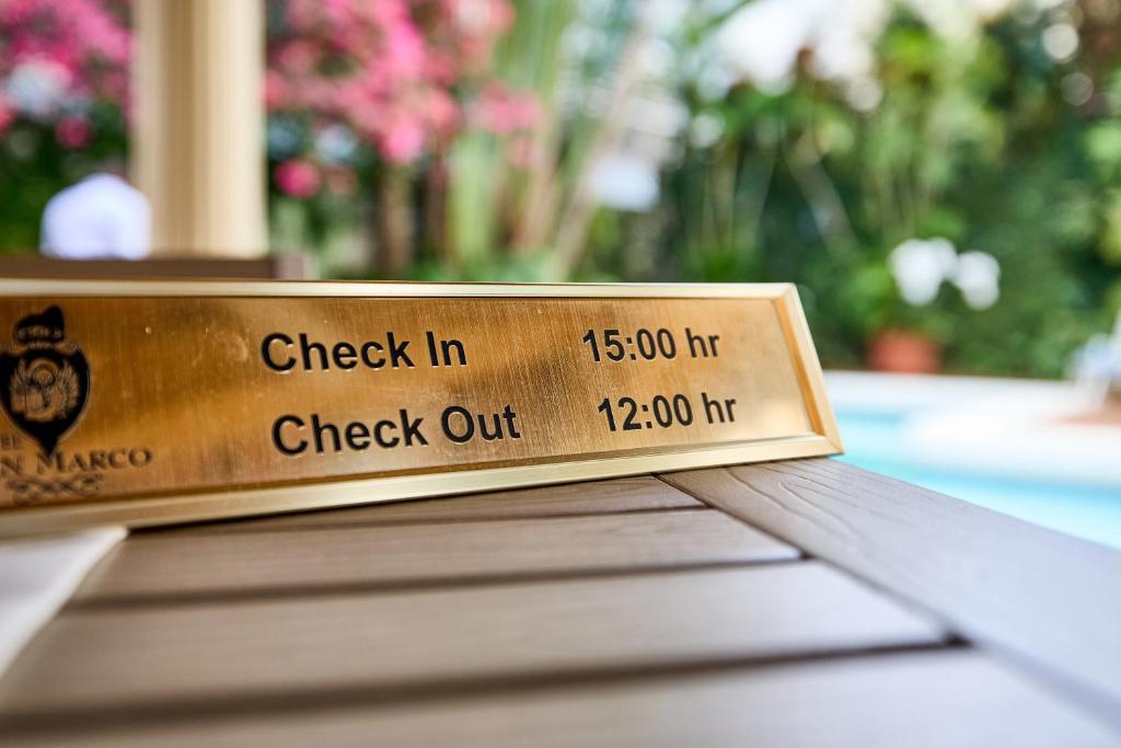 Certifikát, hodnocení, plakát nebo jiný dokument vystavený v ubytování Hotel San Marco 