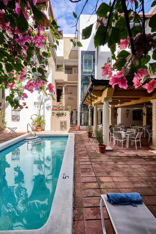 Bazén v ubytování Hotel San Marco  nebo v jeho okolí