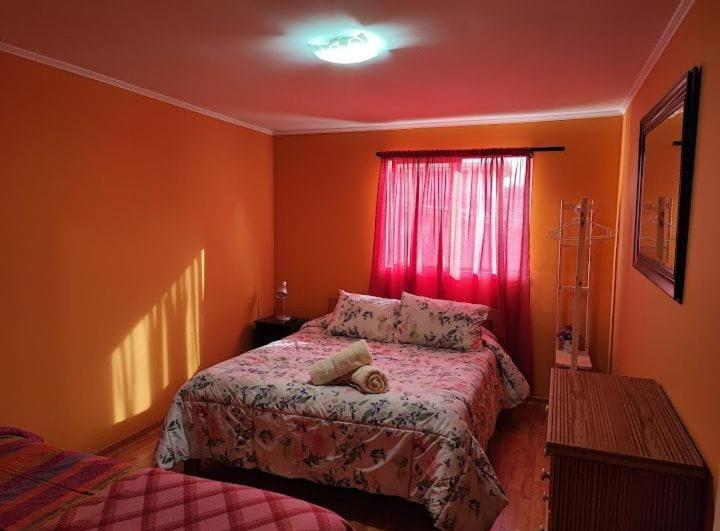 Postel nebo postele na pokoji v ubytování HOSTAL LA CASONA ALFREDO CAMPOS