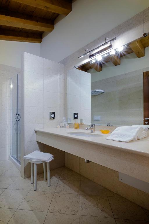 Koupelna v ubytování Hotel Purlilium