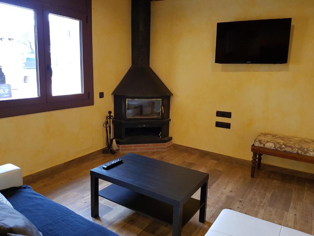 TV a/nebo společenská místnost v ubytování Casa Climent